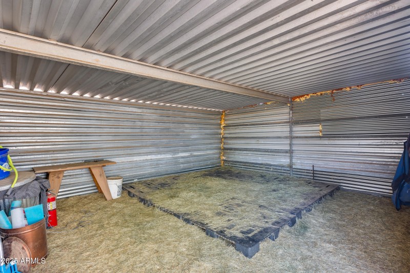Fully Enclosed Hay Area