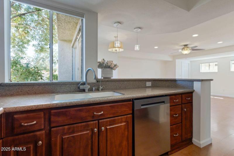 Kitchen Adjoins Family Rooom