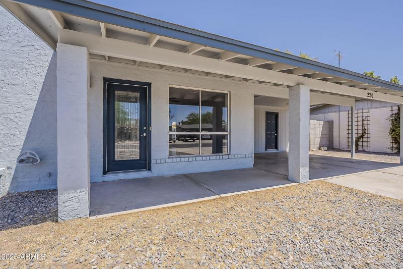 Glass Inlaid Front Door