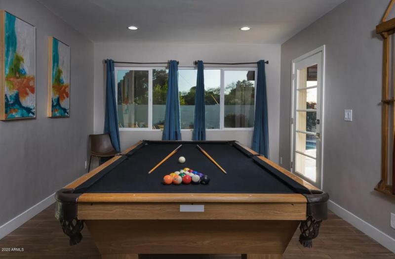 Pool table room