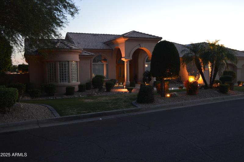 Front elevation dusk DSC_0188