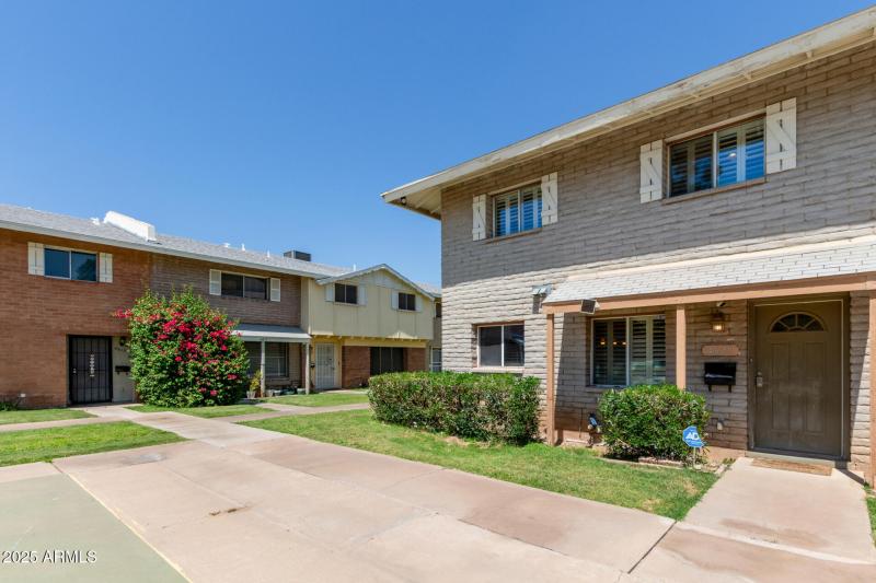 Front View - Corner Townhome