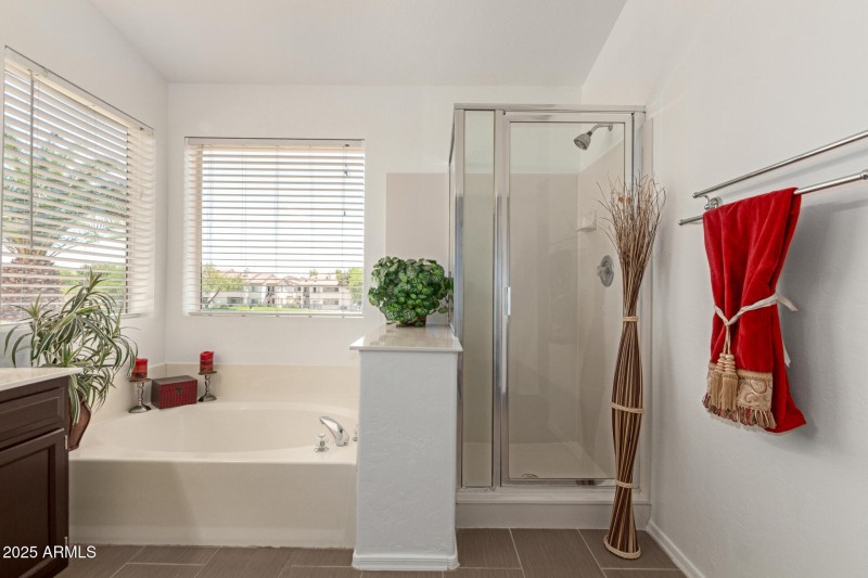 Soaking Tub & Walk-In Shower