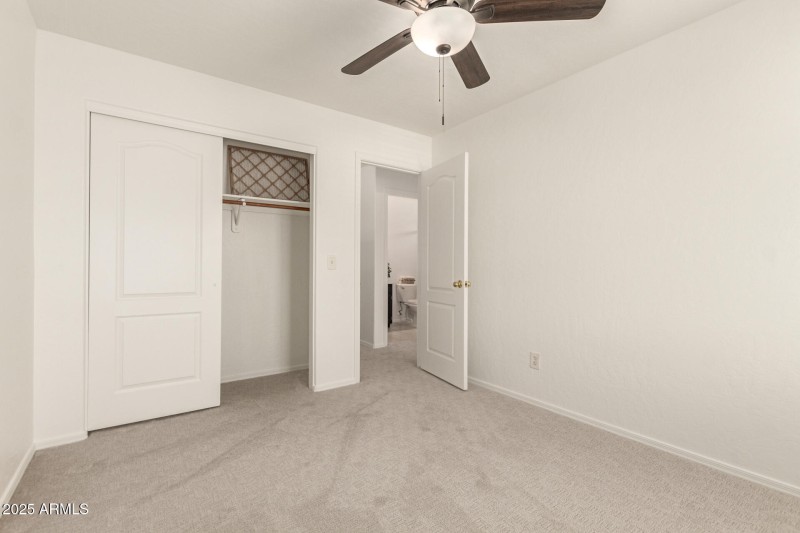 Guest Room with Closet Storage