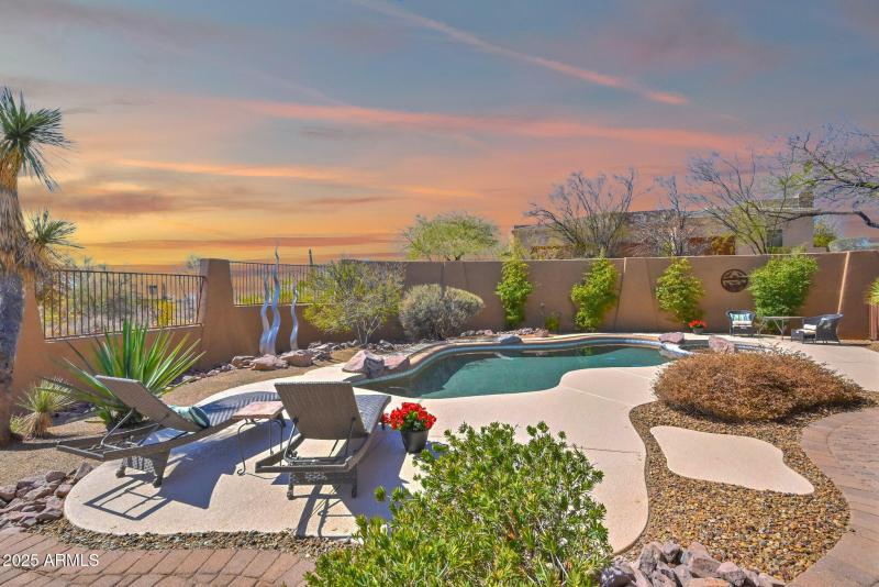 Incredible Sunsets by the Pool