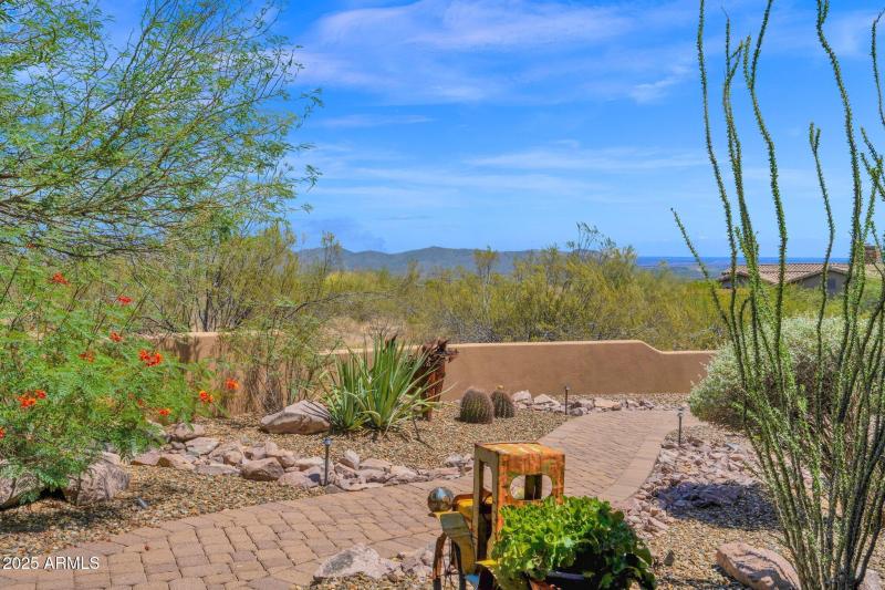 North Patio, Mountain Views