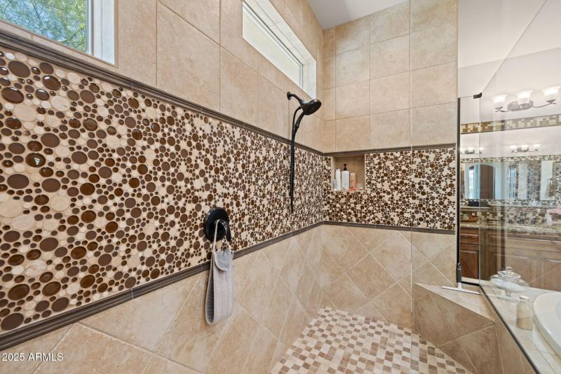 Master Bathroom Walk-in Shower