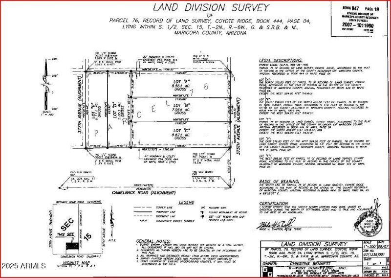 Lot Split Survey