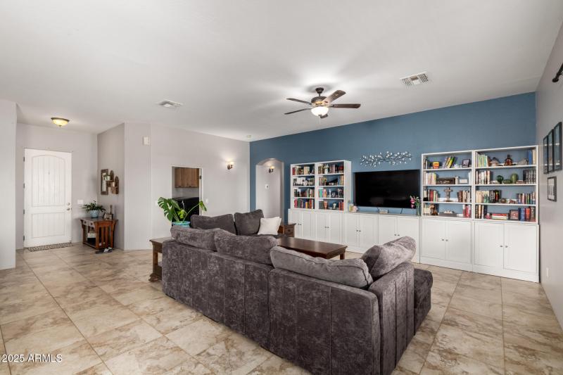 Living Room and Front Door