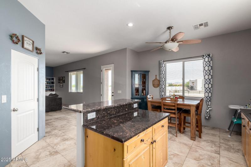 Kitchen toward back door