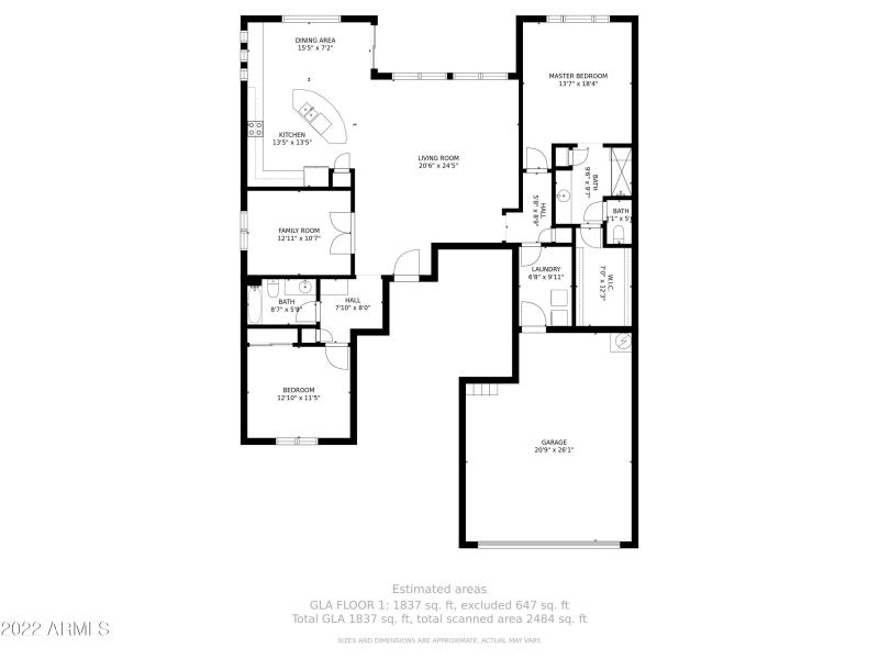 Violet with extended garage