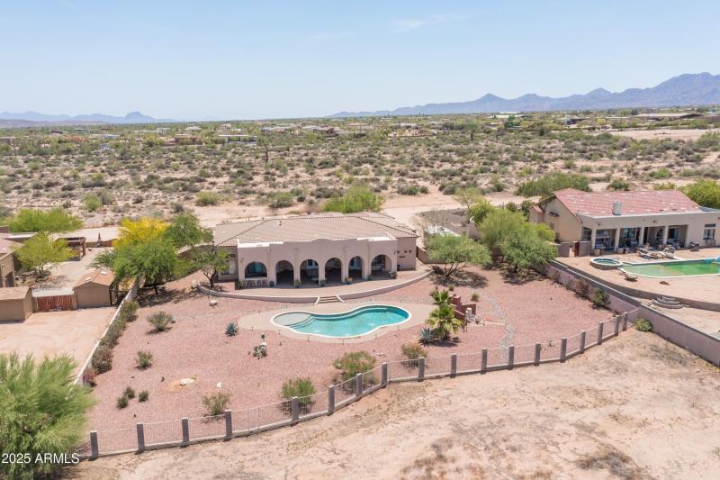Aerial of the Backyard