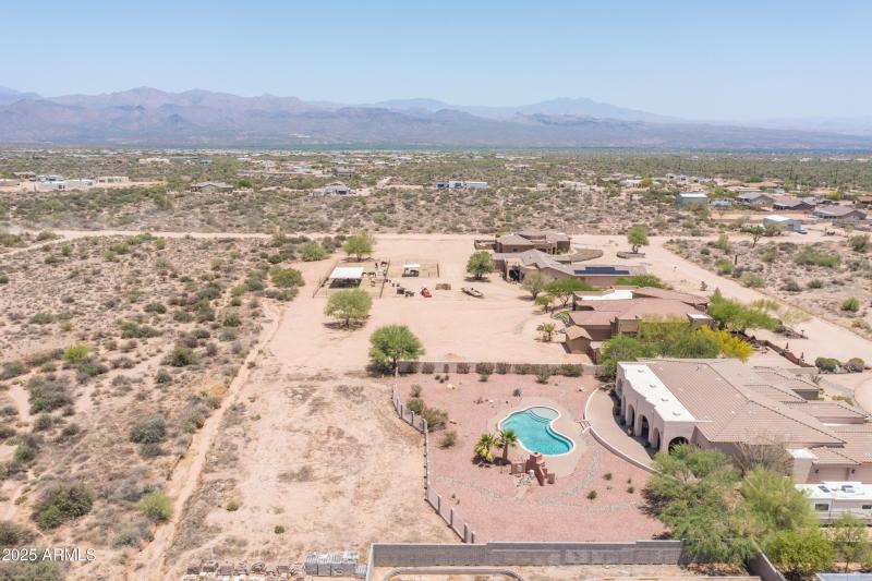 Aerial of the Backyard