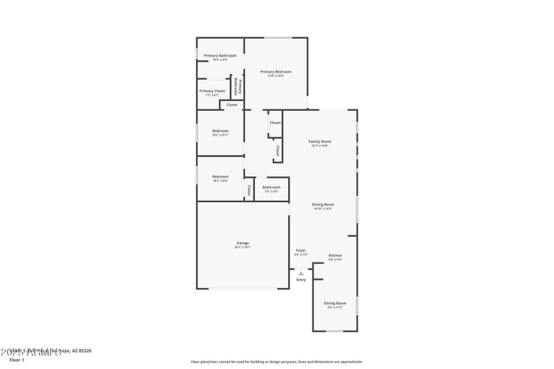 13408 S 210th Lane Floor Plan