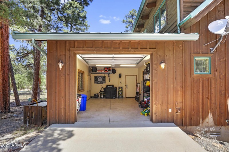 Extended length garage