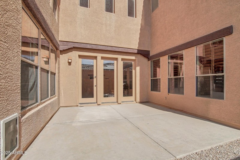 Patio Just off Dining Room