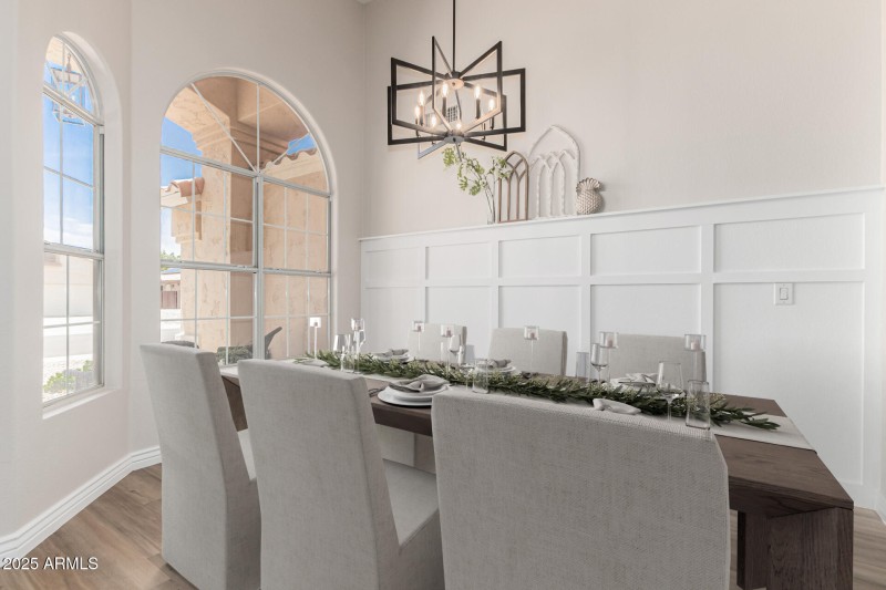 Formal Dining Room - virtually staged