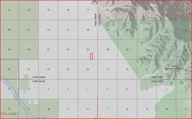 2 miles to Sierra Estrella Wilderness