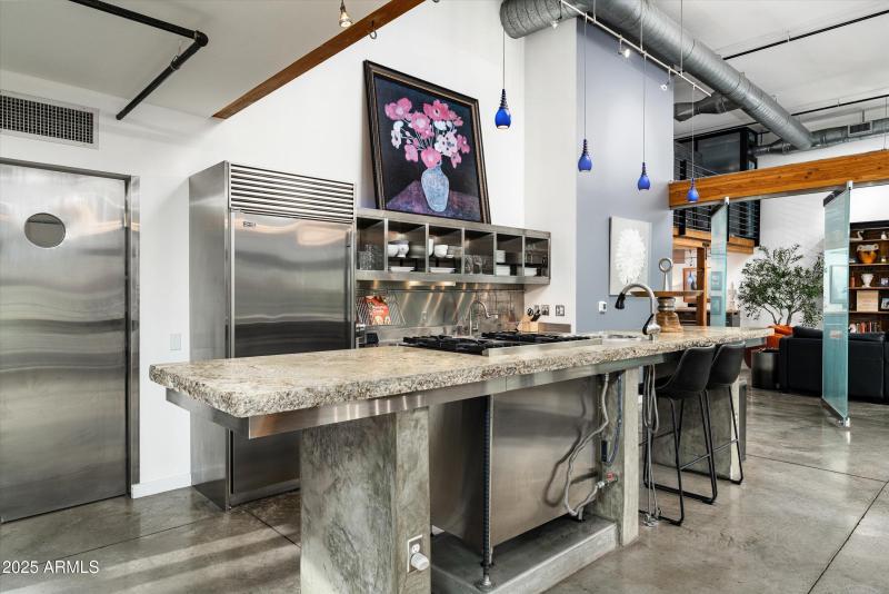 Stone and Steel Kitchen