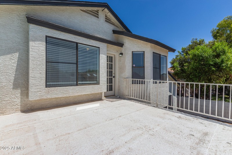 Balcony off primary suite