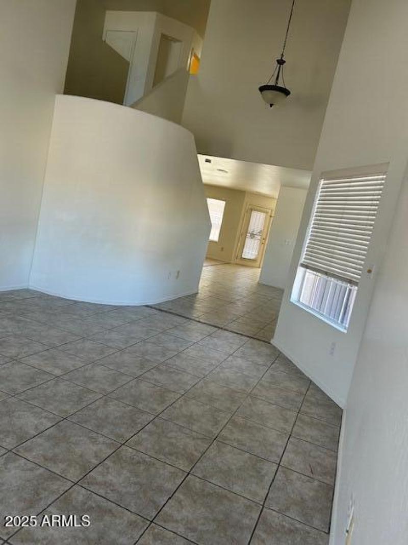 Living room looking into family room