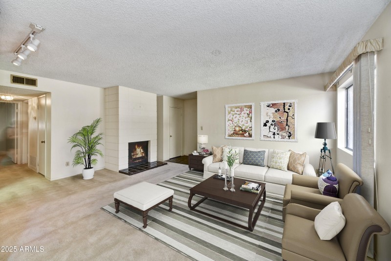 Virtually Staged Great Room