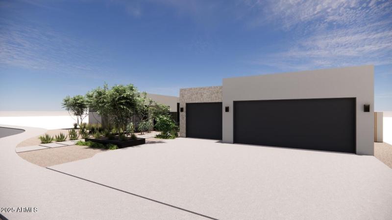 Clydesdale - 3 Car Garage Rendering