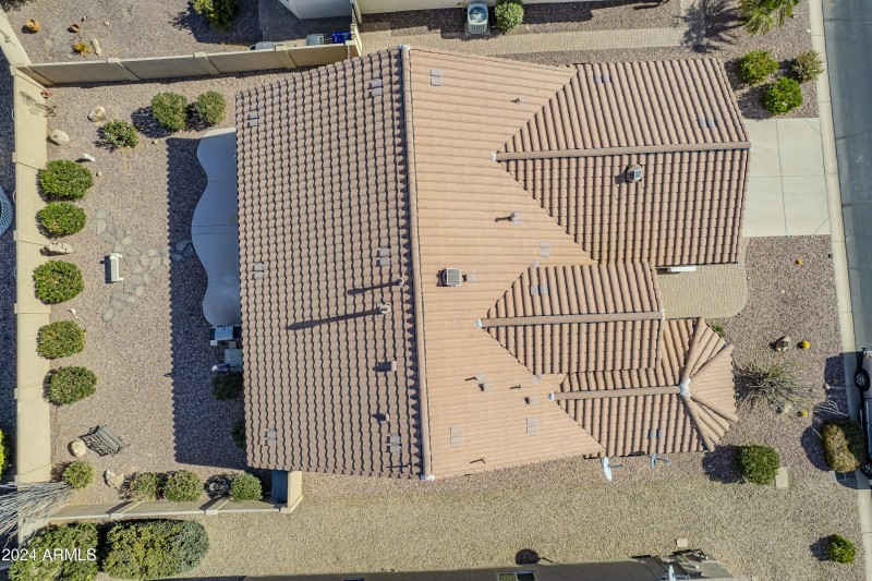 Drone roof view