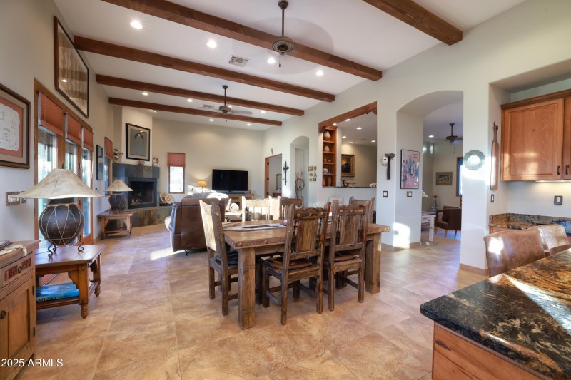 Dining area off kitchen to Great Room