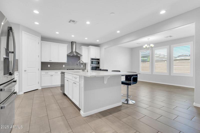 Kitchen with Adjacent Dining Area