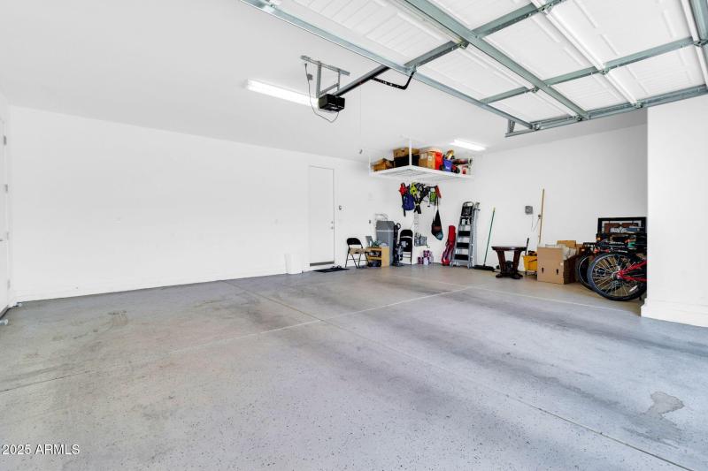 Garage with Extra Storage Space