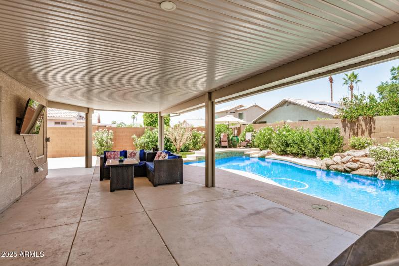 Large Extended Covered Patio