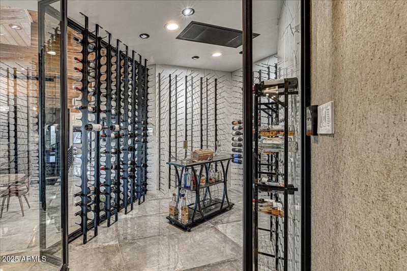 Temperature-Controlled Wine Room