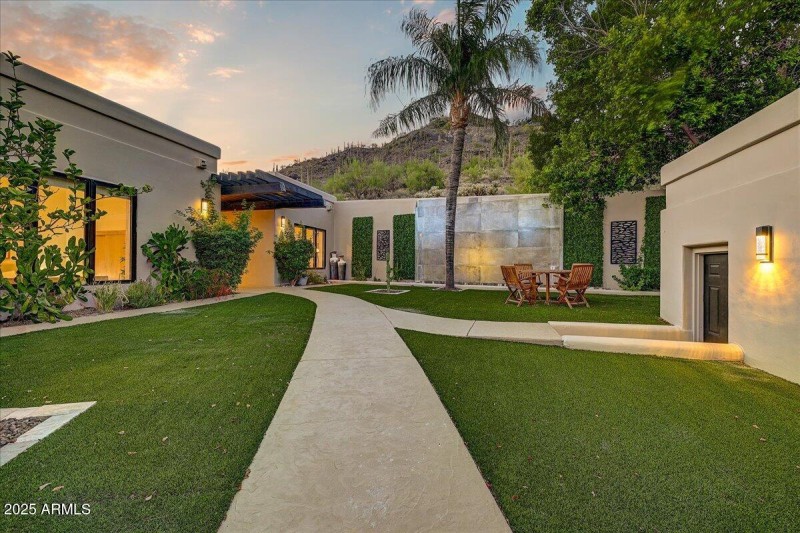 Courtyard Between Home & Garage