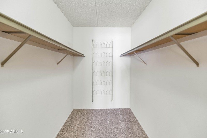 Primary walk-in closet