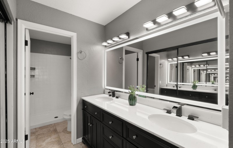 Primary Bathroom Double Vanity