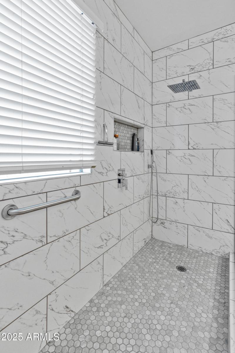 brand new huge shower!