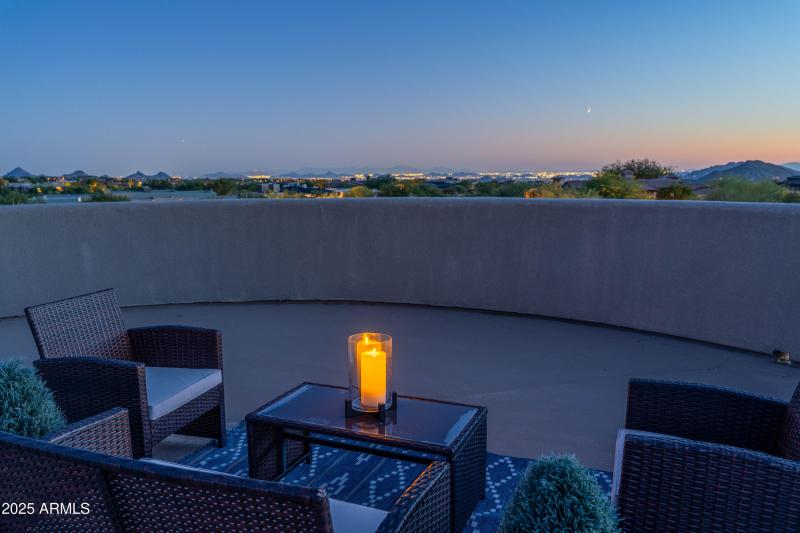 Evening Sundeck Scene