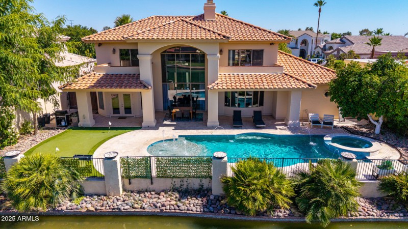 Rear View of the House