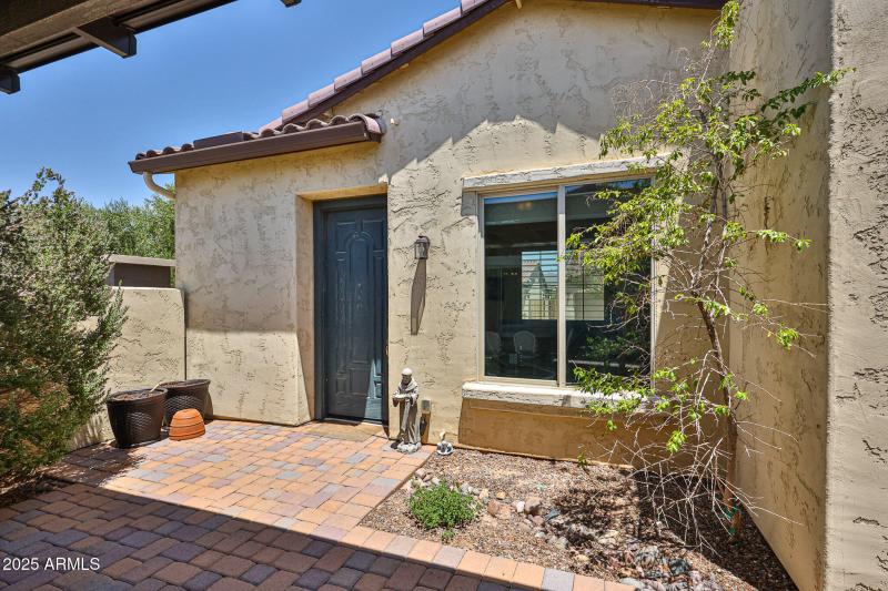 Separate Casita Entrance in Courtyard