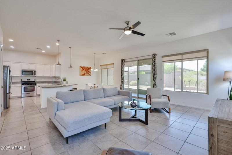 Great Room Open to Kitchen