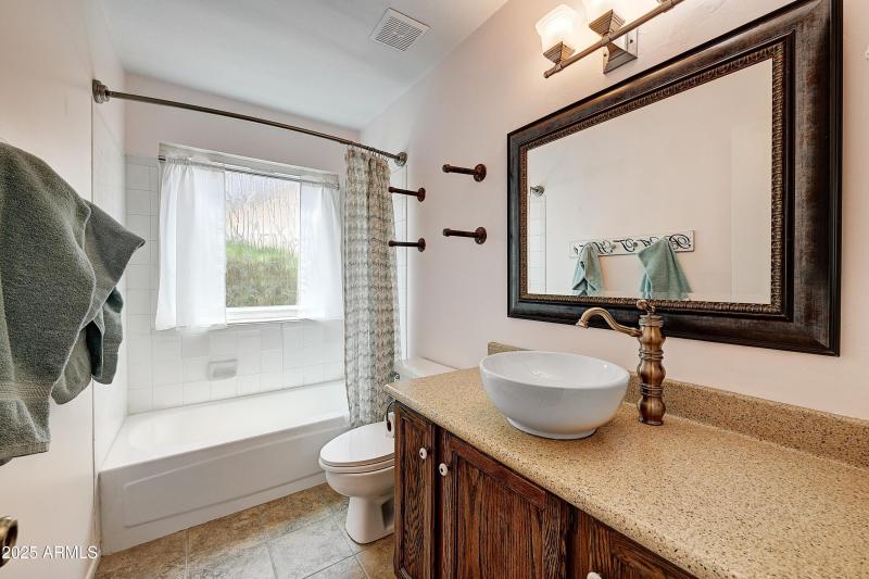 Updated hall bathroom