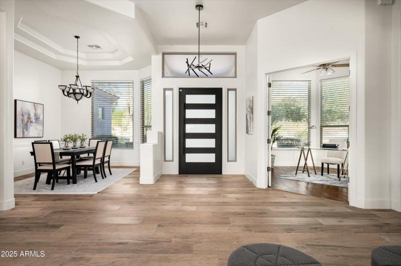 Modern Door Sets the Stage