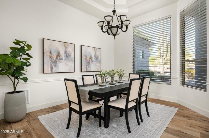 Dining Room with Wainscot Detail