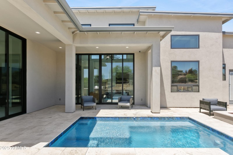 Heated Waterfall Pool