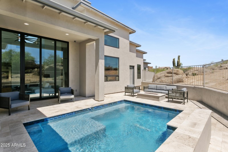 Heated Waterfall Pool