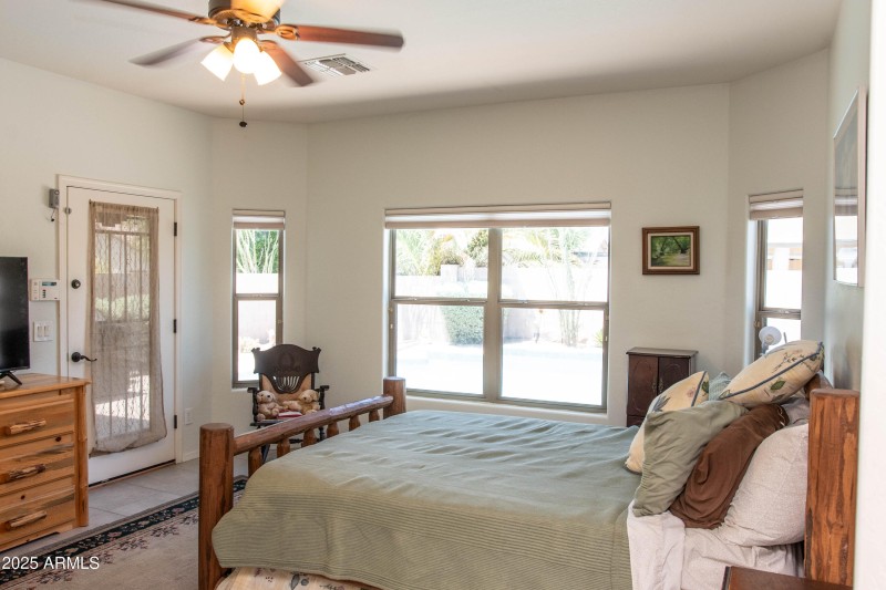 PRIVATE EXIT TO PATIO AND POOL