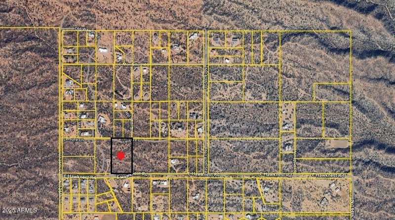 Map zoomed out parcel D