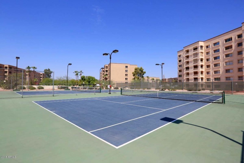 tennis courts