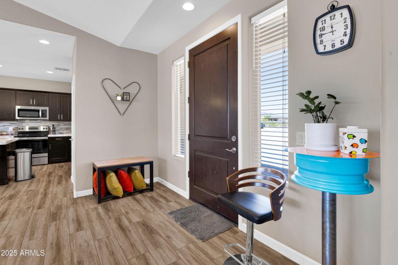 Bright, Stylish Entry Foyer